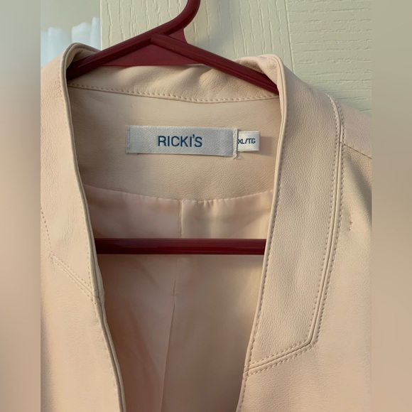 RICKIS Pretty in Pink Vegan Leather Jacket - Picture 4 of 4